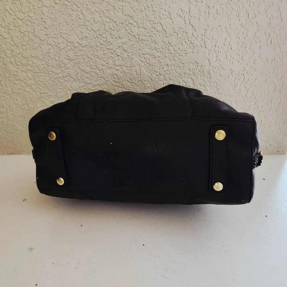 Euc Coach Ashley Black Leather 2/Way Shoulder Bag Purse